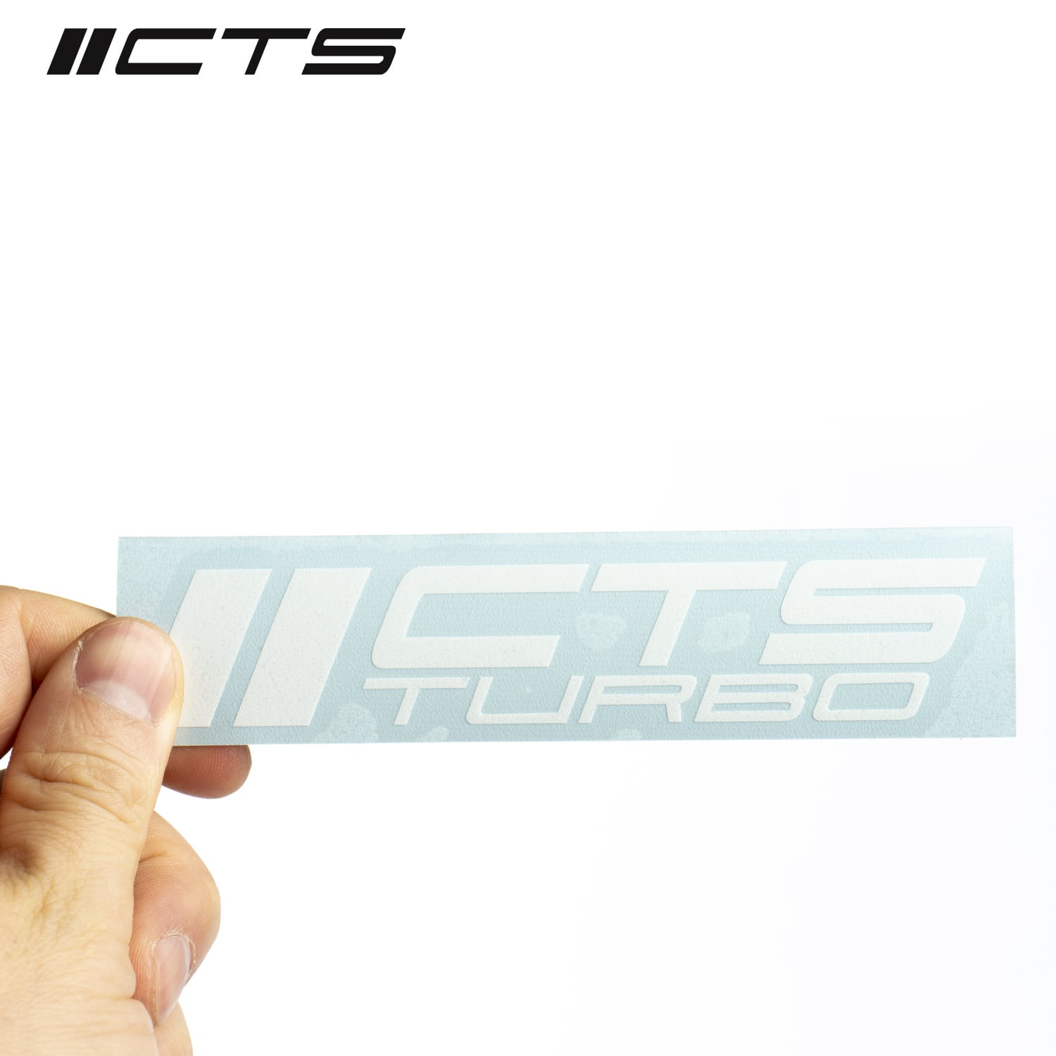 CTS Turbo OG Decal - White Sticker
