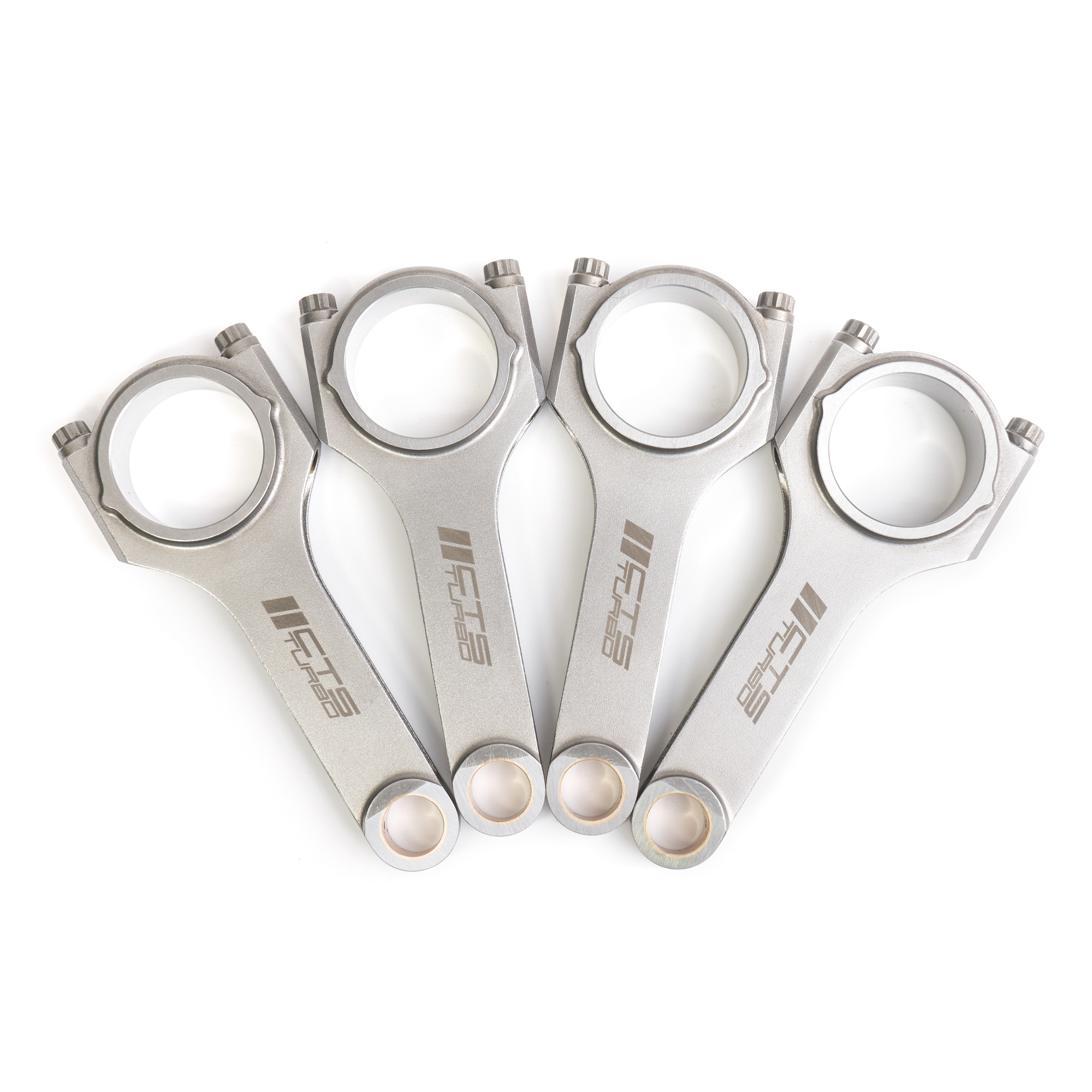 CTS Turbo Connecting Rods VW & Audi 144x20 Tapered Rifle Drilled | Fits MK5/B7 FSI 2.0T EA113 With Stock Pistons