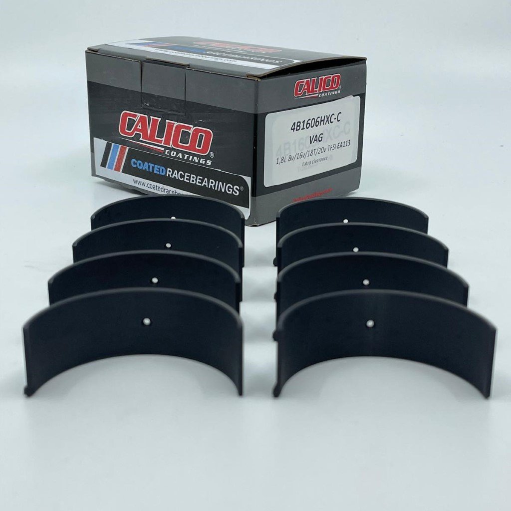 Audi / VW 1.8L 8v/16v/18T/20v TFSI EA113 Gen1 (with notch) rod bearing set ACL race Calico CT-1 coated 4B1606HXC-C HX-serie with 0.025mm (0.001¡±) extra clearance