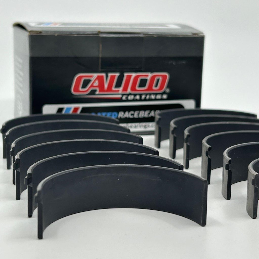 CoatedPerformancebearings Calico CT-1 coated Glyco OEM rod bearing set 71-3711/6C-C - Audi S4 2.7L V6 Bi-Turbo AZR ASJ engine codes, Std. Diameter