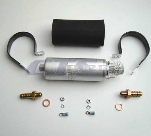 Walbro 255LPH Inline Fuel Pump with install kit