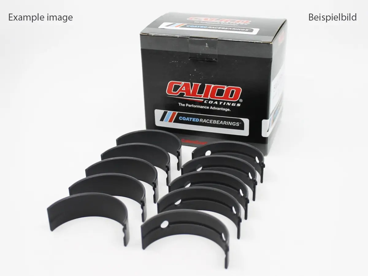 Coatedracebearings Calico CT-1 coated ACL race series main bearing set 7M5532HXC-C - Audi / VW VR6/R32/R36 2.8L/2.9L/3.2L/3.6L, Std. Diameter