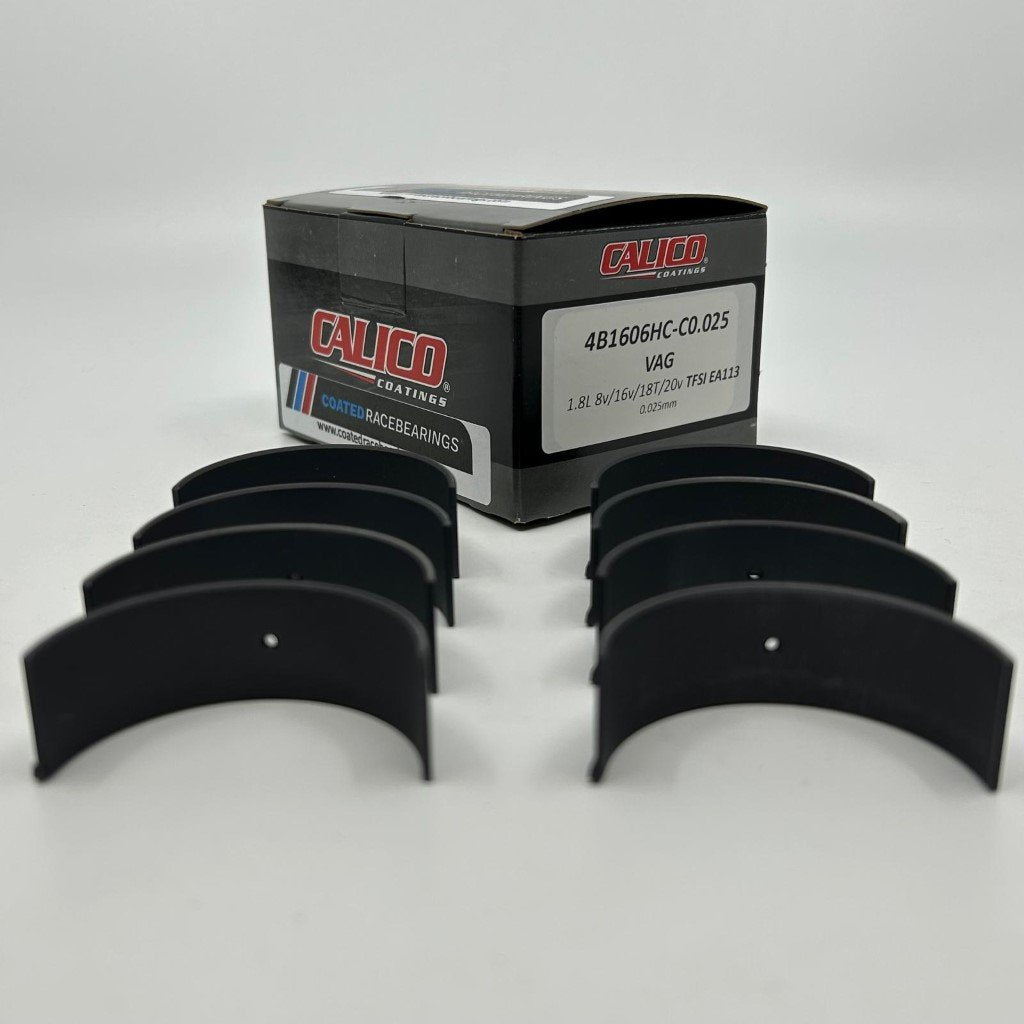 Audi / VW 1.8L 8v/16v/18T/20v TFSI EA113 Gen1 (with notch) rod bearing set ACL race Calico CT-1 coated 4B1606HC-C-.025 oversize diameter + .025mm