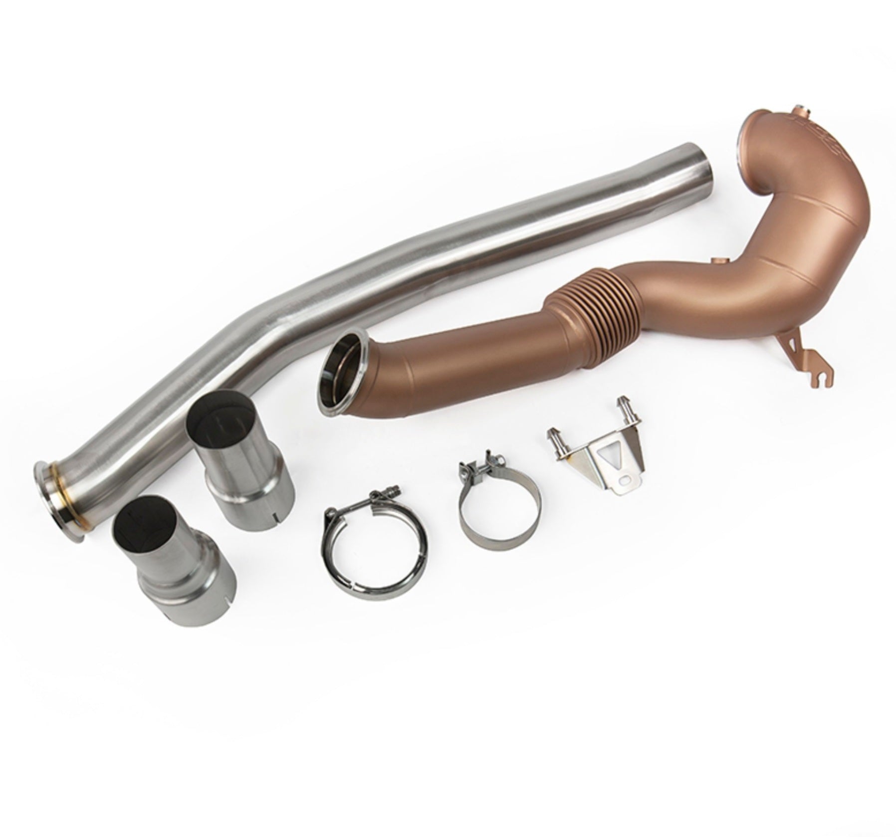 JDY 130mm Catted Downpipe for MQB EVO 2.0TSI